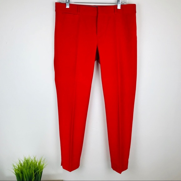 Banana Republic Pants - Banana Republic Red Sloan Fit Cropped Pant